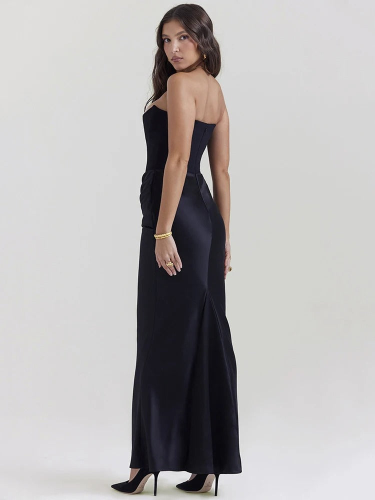 Noir Muse Maxi Dress