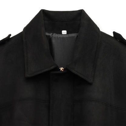 Ember Faux Suede Crop Jacket
