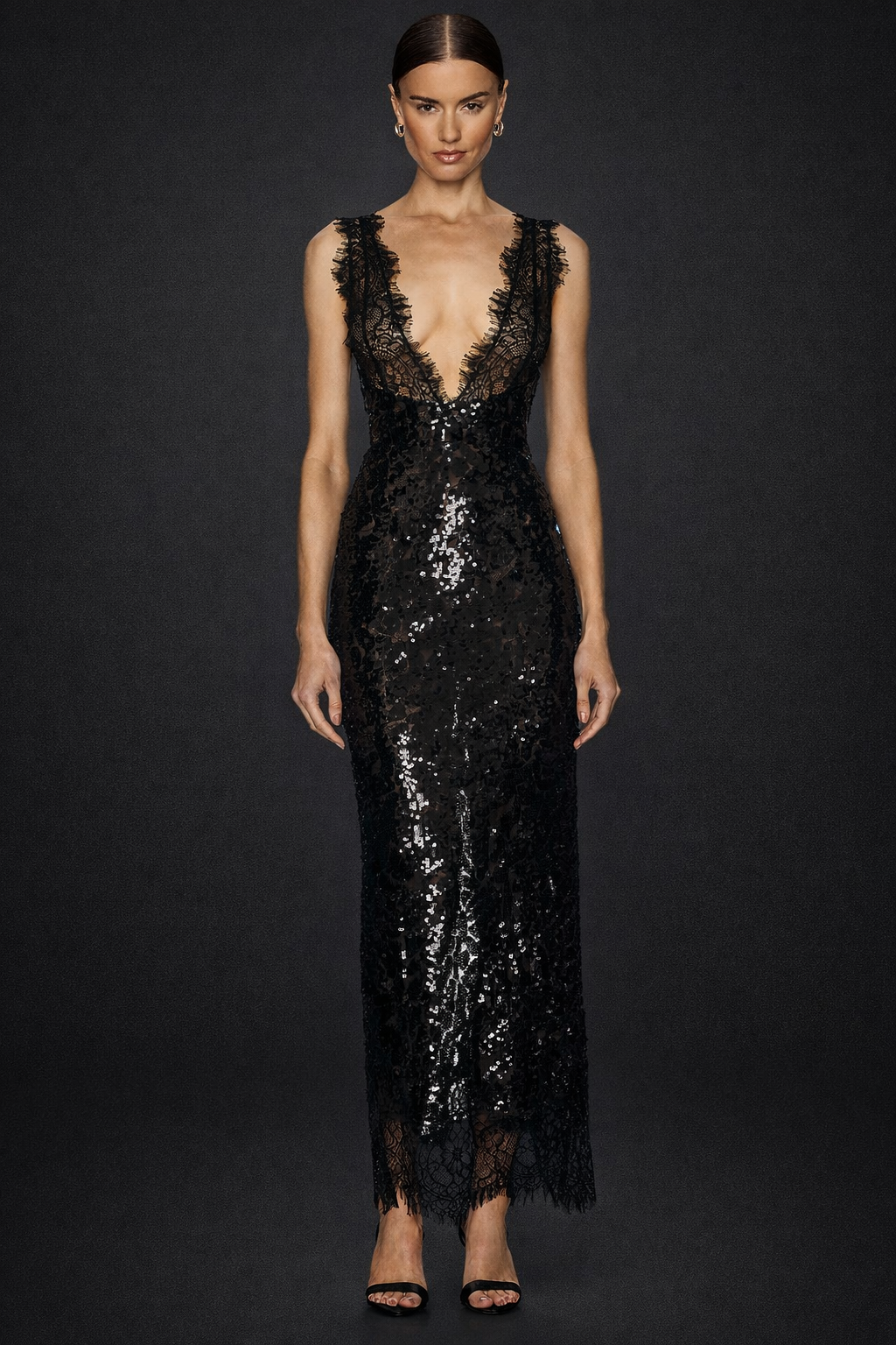 Nova Sequin Lace Dress