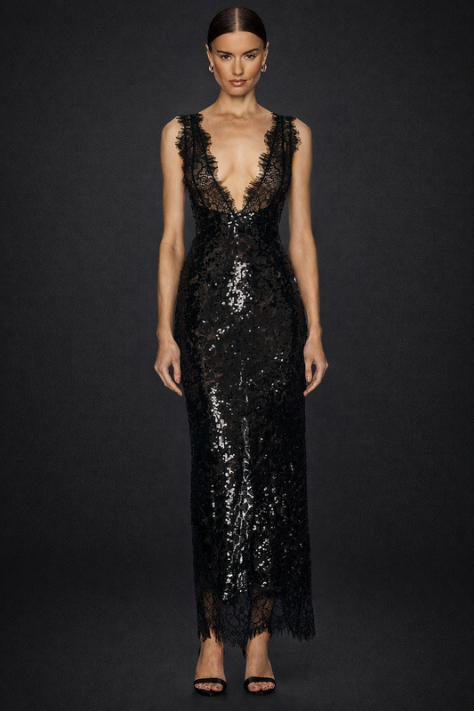 Nova Sequin Lace Dress