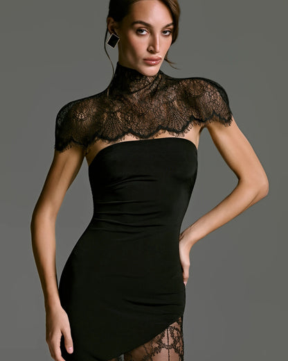 Étoile Gown - Black Lace Evening Dress