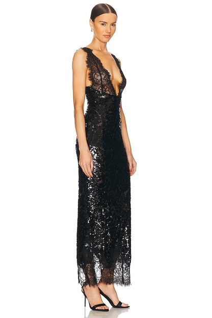 Nova Sequin Lace Dress