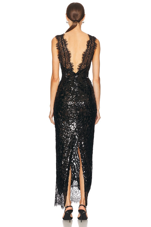 Nova Sequin Lace Dress