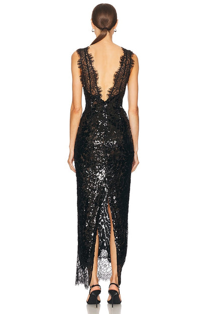 Nova Sequin Lace Dress