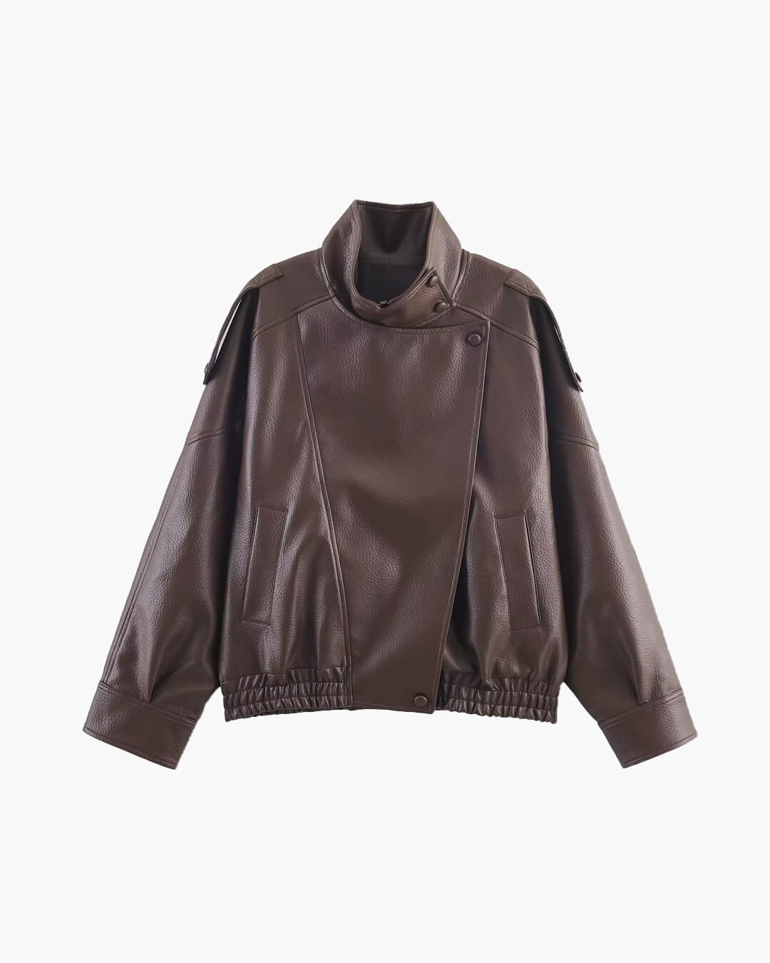 Dark Muse Oversized Leather Jacket