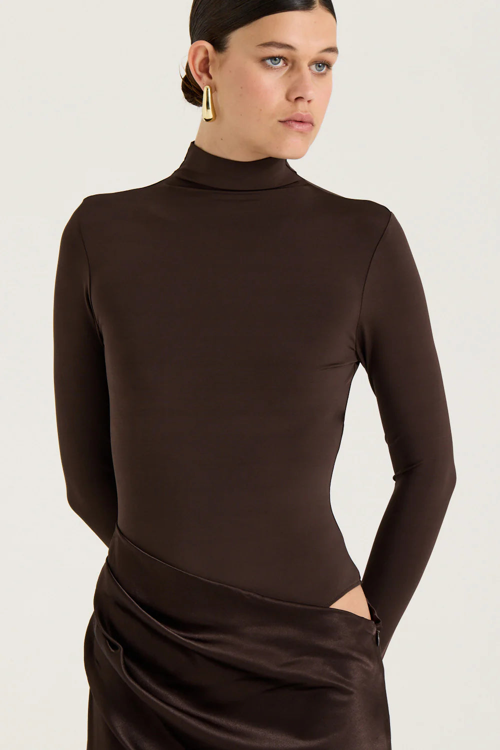 Silk Temptress Long Sleeve Maxi Dress