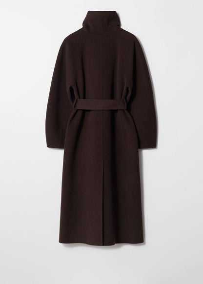 Genevieve Funnel-Neck Coat