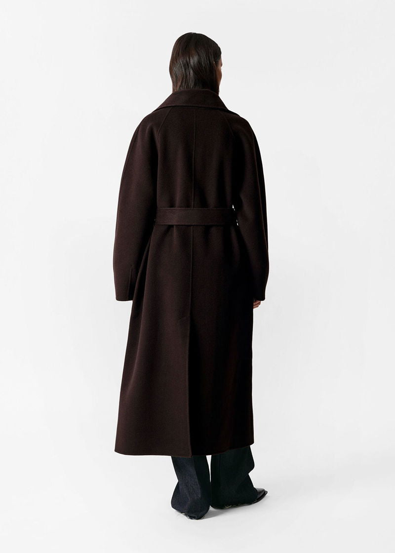 Genevieve Funnel-Neck Coat