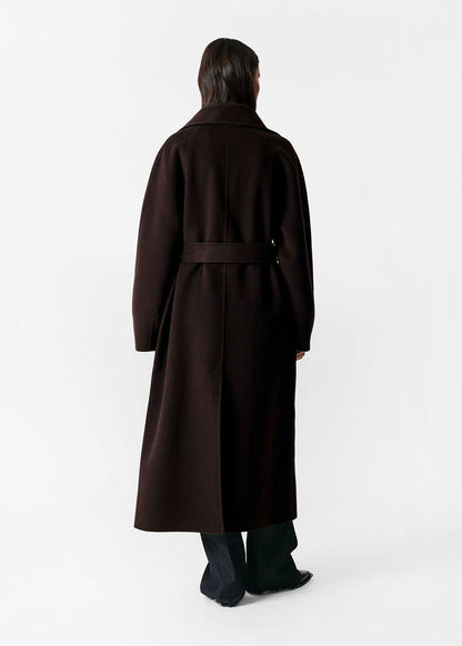 Genevieve Funnel-Neck Coat
