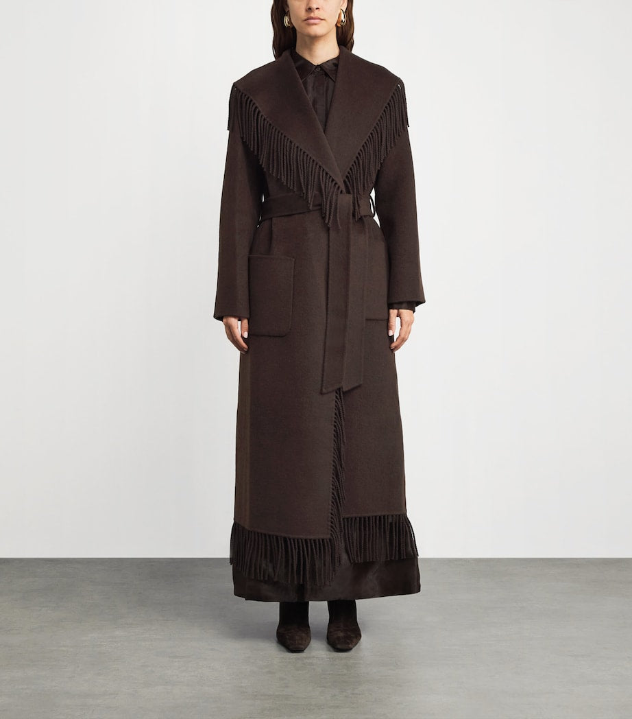 Brunelle Fringe Overcoat