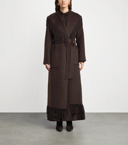 Brunelle Fringe Overcoat