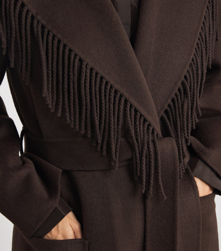 Brunelle Fringe Overcoat