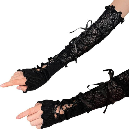 Through The Looking Lace Gloves