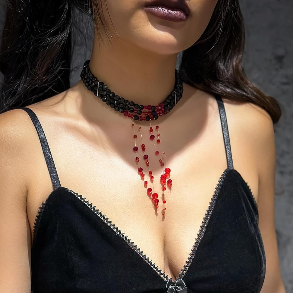 Off With Her Head Pearl Choker