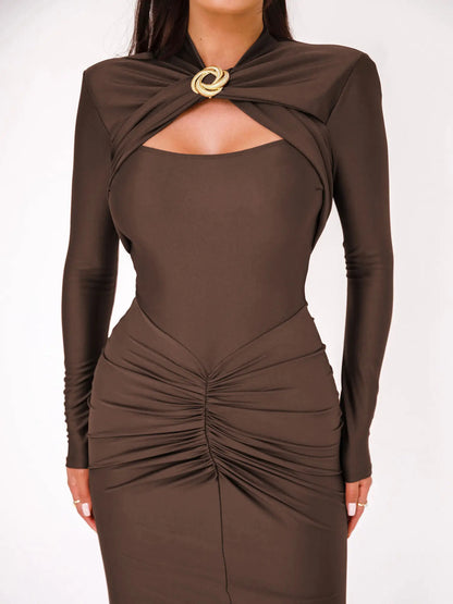 Brun Sucré – No.5 Long Sleeve Maxi