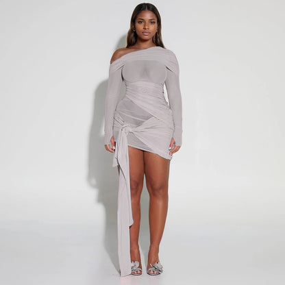 The Blush Allure Mini Dress