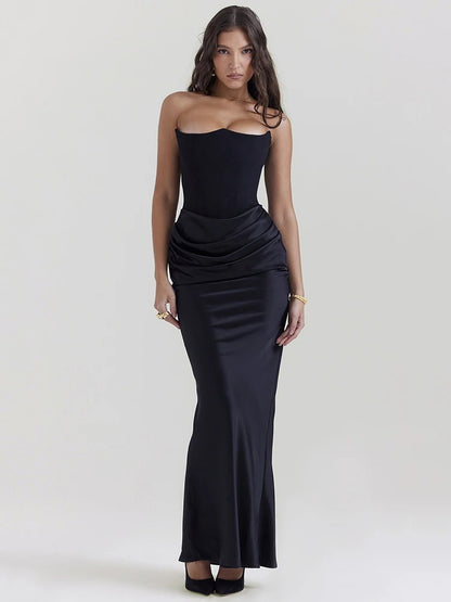 Noir Muse Maxi Dress