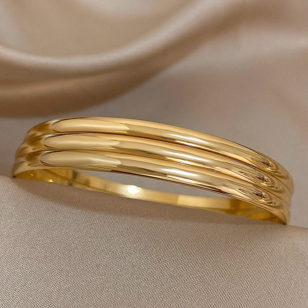 Golden Trinity Bangles