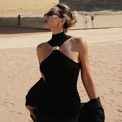 Zarinè Sculpted Halter Top