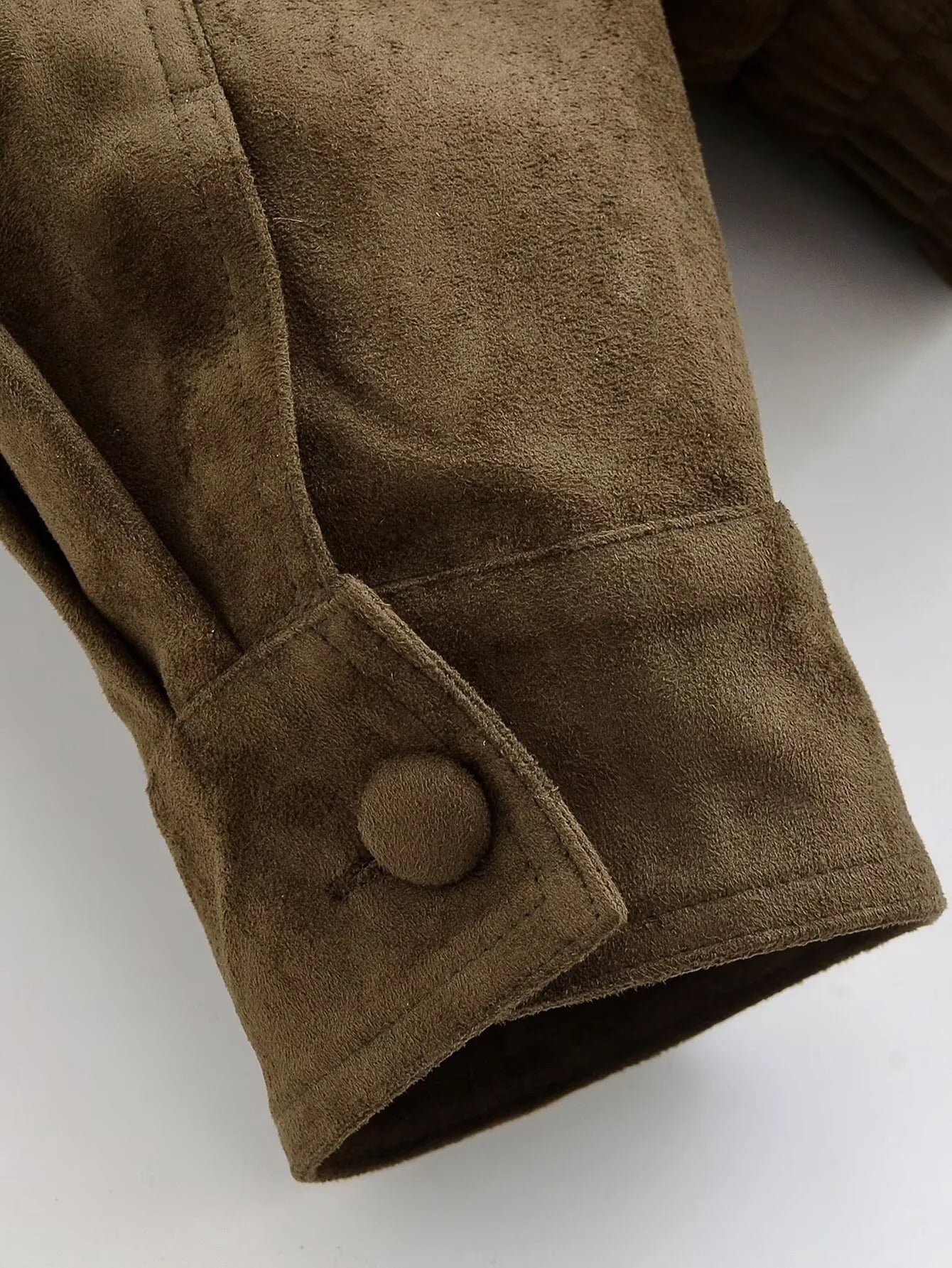 Duchess Faux Suede Leather Fur Jacket