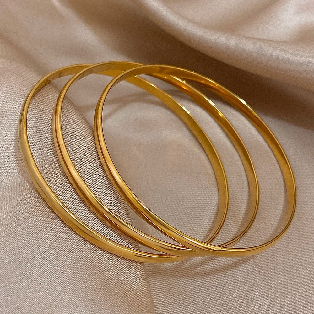 Golden Trinity Bangles