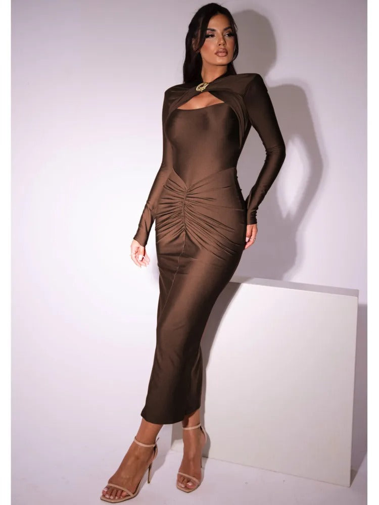 Brun Sucré – No.5 Long Sleeve Maxi