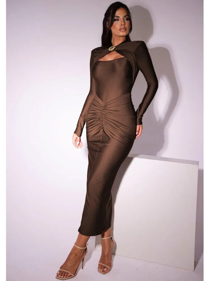Brun Sucré – No.5 Long Sleeve Maxi