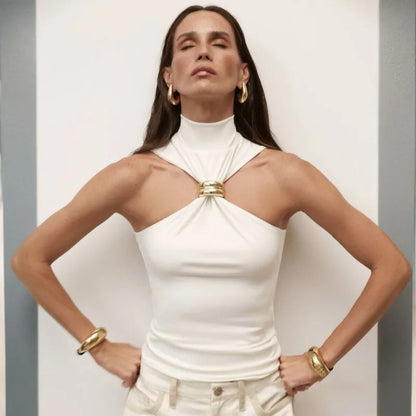 Zarinè Sculpted Halter Top