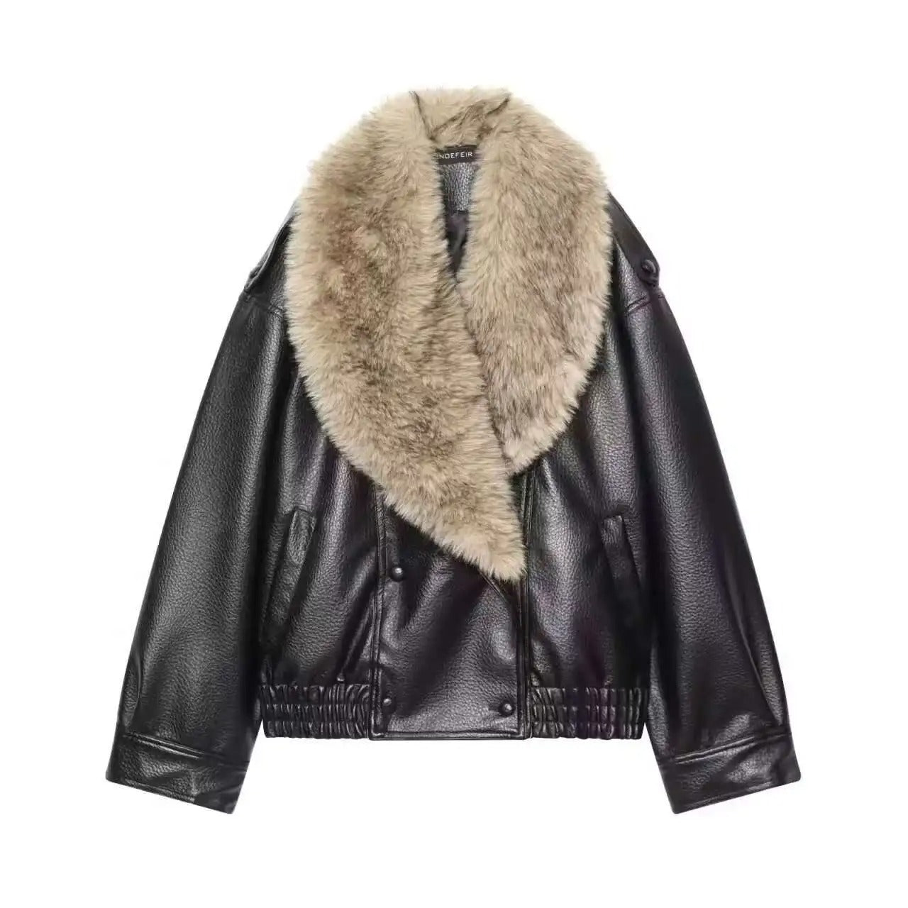 Empress Faux Fur Leather Jacket